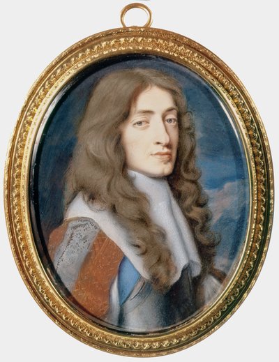 Miniature of James II as the Duke of York, 1661 by Samuel Cooper